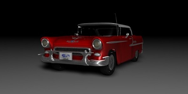 3dsmax classic chevrolet - Chevrolet 1950s Bel Air (With Interior)... by Whong